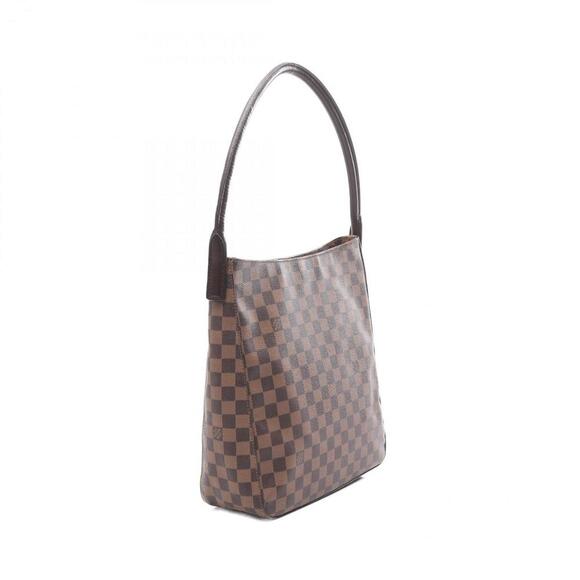 LOUIS VUITTON Brown Damier Leather Looping GM Shoulder Bag - Picture 3 of 11